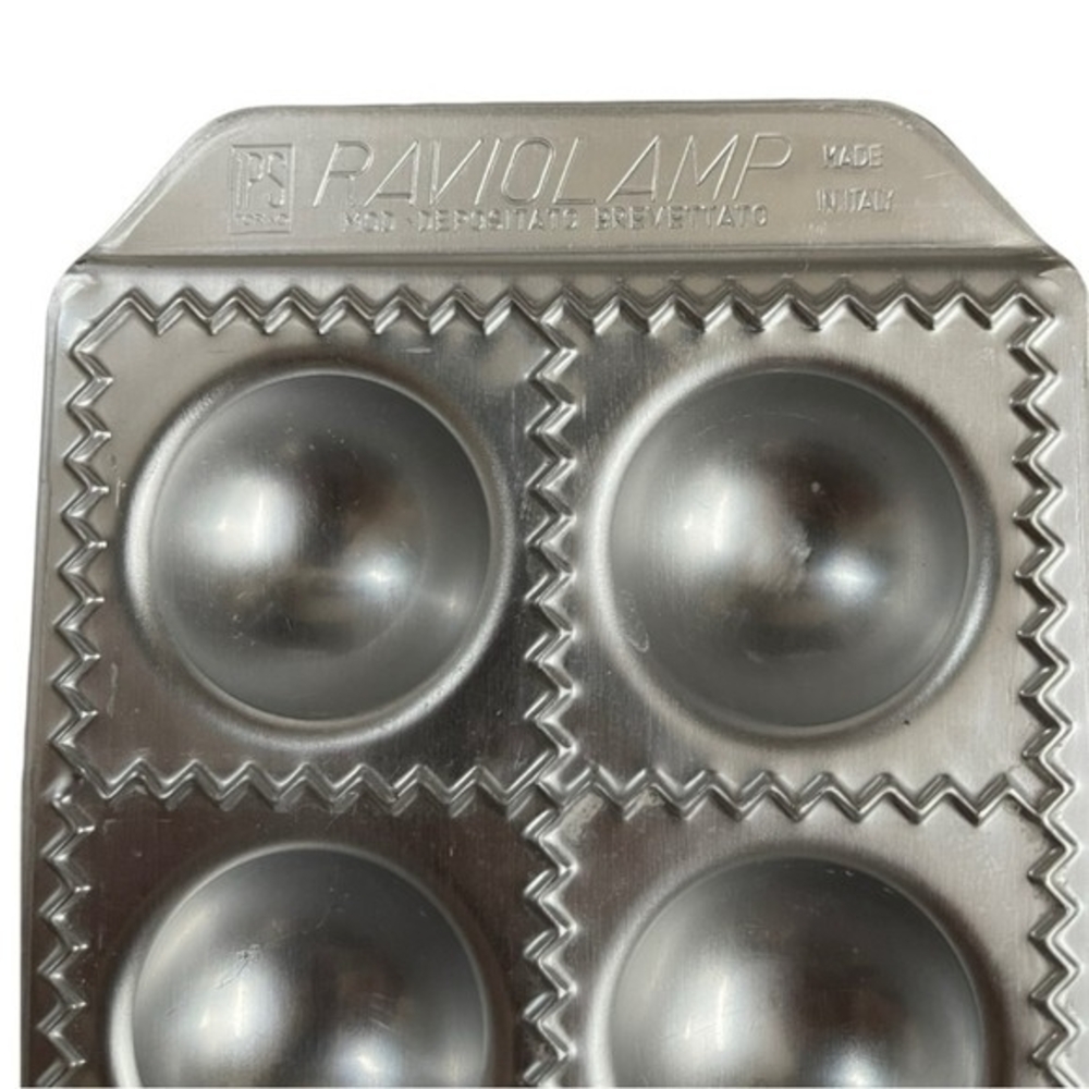 IPS Torino Raviolamp Aluminum Ravioli Press Maker 12 Hole Mold Italy Vintage - Picture 5 of 6